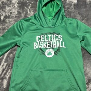 Boys 14-16 Celtics dry fit hoodie. Never worn. No tags